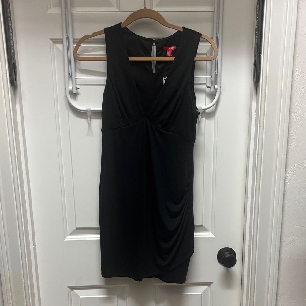 BONGO Black Sleeveless Mini Dress